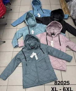 Kurtki damskie,size xl-6xl,Paczka 6szt,1kolor
