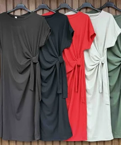 Sukienki damskie WŁOSKA,Size uni ,paczka 6 szt mix kolor