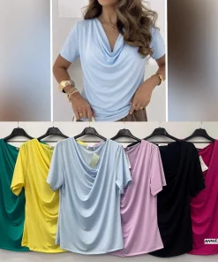 Bluzki damskieWŁOSKA ,Size uni ,paczka 6 szt mix kolor