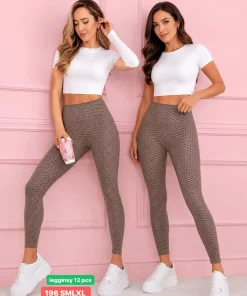 Legginsy Damskie,Size s/m-l/xl,paczka 12szt, 1 kolor