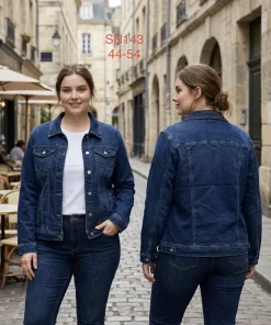 Kurtki Jeansowe Damskie,Size 2xl-7xl,paczka 10szt, 1 kolor
