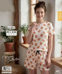 Piżamy Damskie,Size m-2xl,paczka 8szt, 1 kolor