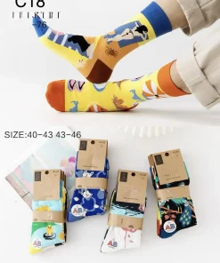 Skarpety MĘSKIE,Size 40-46,paczka 24szt, mix kolor