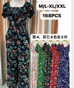 Kombinezony damskie,size m/l-xl/2xl,Paczka 12szt,mix kolor