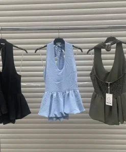 Bluzki damskie WŁOSKA ,Size uni ,paczka 6 szt mix kolor