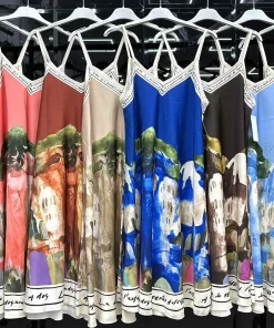 Sukienki damskie,size uni,Paczka 6szt,mix kolor