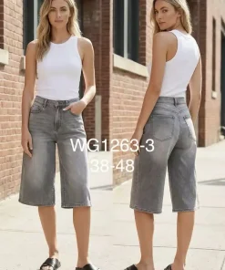 Spodenki jeansowe damskie,size 38-48,Paczka 10szt,1kolor
