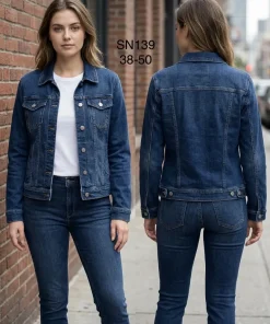 Kurtki Jeansowe Damskie,Size m-5xl,paczka 10szt, 1 kolor