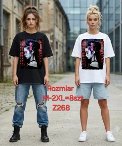 Bluzki damskie,size m-2xl,Paczka 8szt,mix kolor