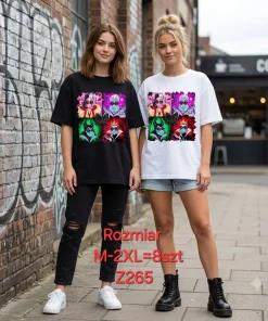 Bluzki damskie,size m-2xl,Paczka 8szt,mix kolor