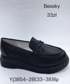Buty Mokasyny DZIECIĘCE (33-38, 8par) 1 kolor