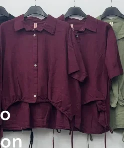Bluzki damskieWŁOSKA ,Size uni ,paczka 6 szt mix kolor