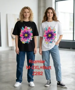 Bluzki damskie,size m-2xl,Paczka 8szt,mix kolor