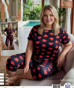 Piżamy Damskie,Size m-2xl,paczka 6szt, 1 kolor