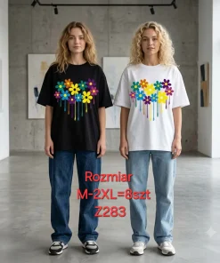 Bluzki damskie,size m-2xl,Paczka 8szt,mix kolor