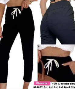Spodnie Damskie,Size 3xl-6xl,paczka 12szt, 1 kolor