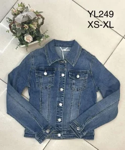 Kurtki Jeansowe Damskie,Size xs-xl,paczka 10szt, 1 kolor