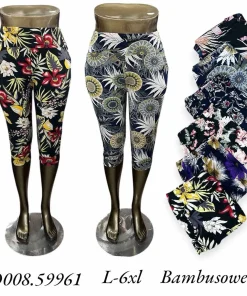 Legginsy Damskie,Size l-6xl,paczka 12szt, mix kolor