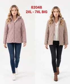 Kurtki damskie,size 2-7xl,Paczka 6szt,1kolor