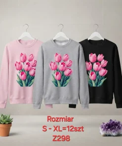 Bluzy damskie,size s-xl,Paczka 12szt,mix kolor