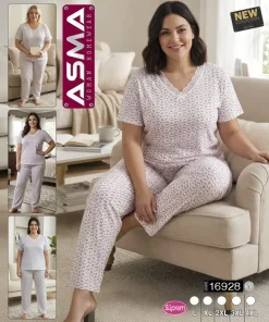 Piżamy Damskie,Size l-4xl,paczka 15szt, mix kolor