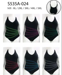 Stroje kąpielowe damskie,size xl-5xl,Paczka 5szt,1kolor