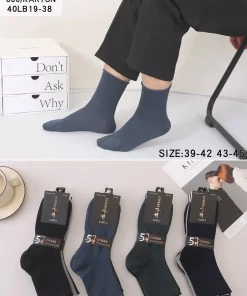 Skarpety MĘSKIE,Size 39-46,paczka 40szt, mix kolor