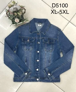 Kurtki Jeansowe Damskie,Size xl-5xl,paczka 10szt, 1 kolor