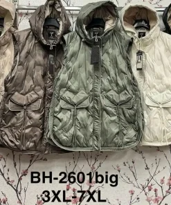 Kamizelki damskie,size 3-7xl,Paczka 5szt,1kolor