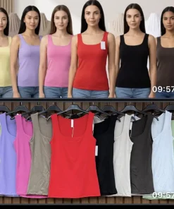 Bluzki damskie WŁOSKA ,Size uni ,paczka 6 szt mix kolor