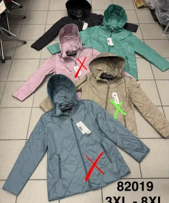 Kurtki damskie,size 3-8xl,Paczka 6szt,1kolor