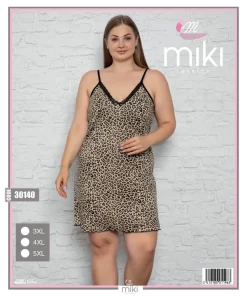 Koszule nocne Damskie,Size 3xl-5xl,paczka 6szt, 1 kolor