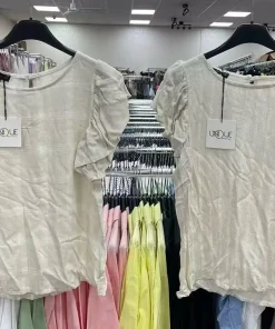 Bluzki damskie WŁOSKA ,Size uni ,paczka 6 szt mix kolor