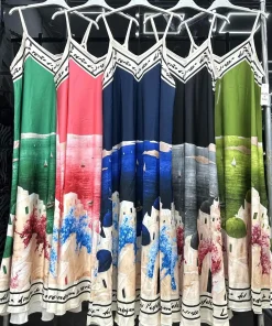 Sukienki damskie,size uni,Paczka 6szt,mix kolor