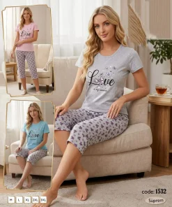 Piżamy Damskie,Size m-3xl,paczka 10szt, mix kolor