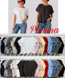 Bluzki damskie,size uni,Paczka 6szt,mix kolor