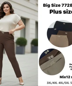 Spodnie Damskie,Size 3xl/4xl-5xl/6xl,paczka 12szt, mix kolor