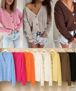 Swetry damskie WŁOSKA ,Size uni ,paczka 6 szt mix kolor