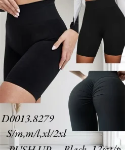 Legginsy Damskie,Size s/m-xl/2xl,paczka 12szt, 1 kolor