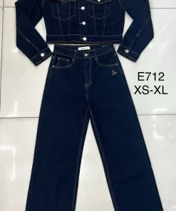 Kurtki Jeansowe Damskie,Size s-2xl,paczka 12szt, 1 kolor