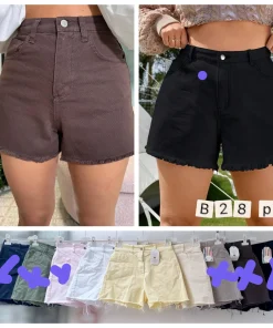 Spodenki damskie WŁOSKA ,Size uni ,paczka 6 szt mix kolor