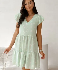 Sukienki damskie,size s/m-l/xl,Paczka 4szt,1kolor