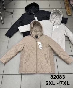 Kurtki damskie,size 2-7xl,Paczka 6szt,1kolor