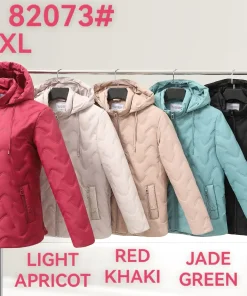 Kurtki damskie,size 2-7xl,Paczka 6szt,1kolor