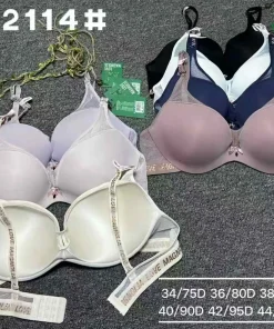 Biustonosz D Damskie,Size 34/75-44/100,paczka 6szt, 1 kolor