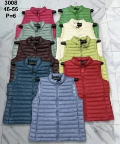 Kamizelki damskie,size 46-56,Paczka 6szt,1kolor