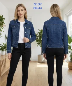 Kurtki Jeansowe Damskie,Size s-2xl,paczka 10szt, 1 kolor