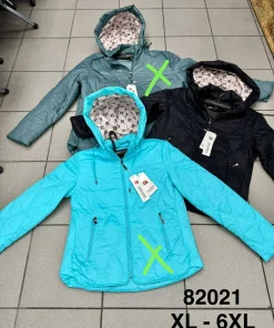 Kurtki damskie,size xl-6xl,Paczka 6szt,1kolor