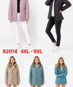 Kurtki damskie,size 4-9xl,Paczka 6szt,1kolor