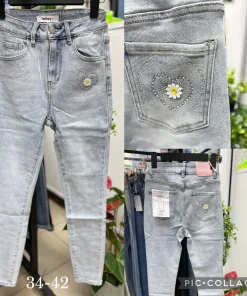 Jeansy damskie,size 34-42,Paczka 10szt,1kolor